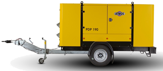 Передвижной компрессор Atmos PDP 190 12 регул с тормозом