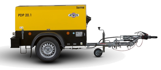 Передвижной компрессор Atmos PDP 20 регул с тормозом